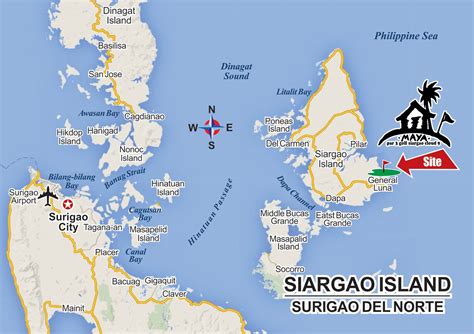 siargao island location.